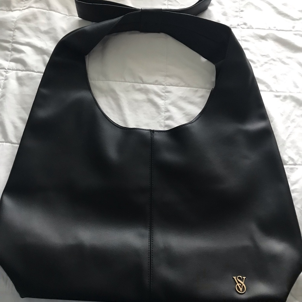 Bow Black Tote Bag